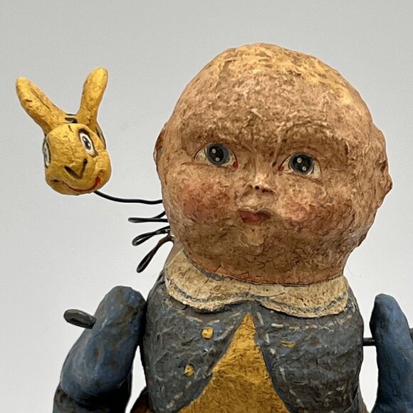 Vintage PoliWoggs Salamander Bee Charmer Collectibles American Folk Art Jointed - Picture 7 of 13